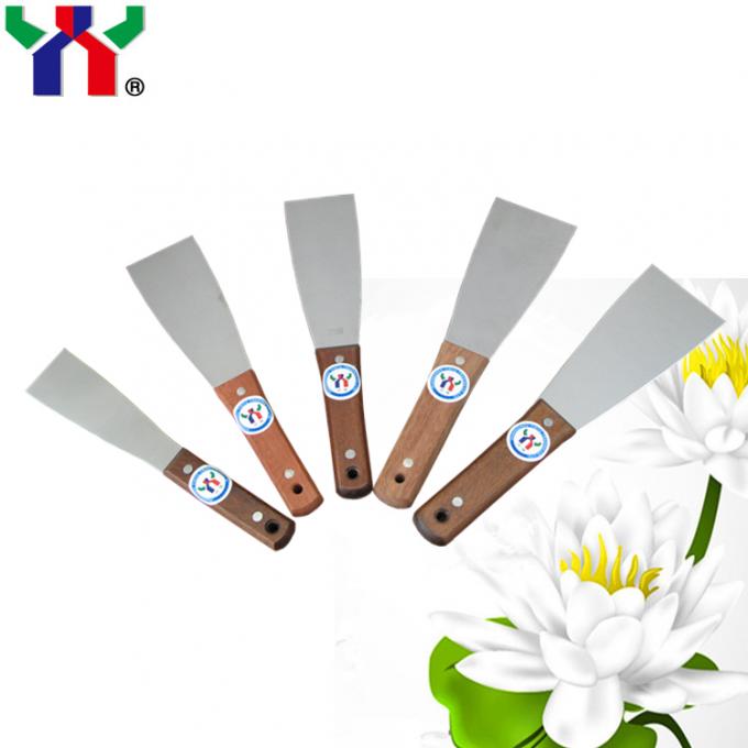 Offset printing steel ink knives for mixing inks