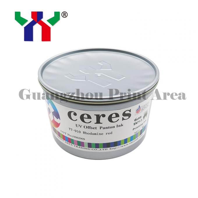 High Gloss YT-910 Rhodamine Red Pantone Offset Printing Ink for Picture ...