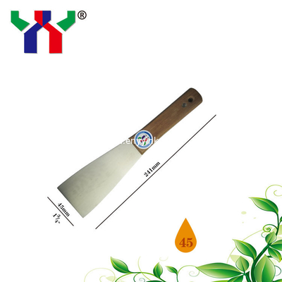 Offset printing steel ink knives for mixing inks