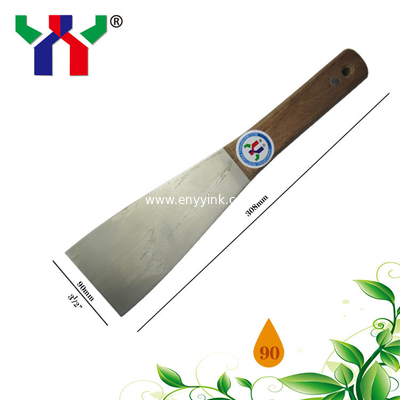 Offset printing steel ink knives for mixing inks