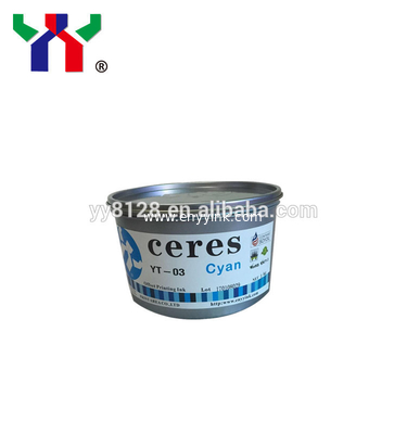 Fast drying speed YT-03 ceres offset printing ink with CMYK color