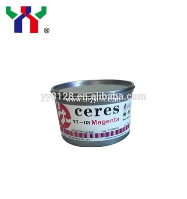 Fast drying speed YT-03 ceres offset printing ink with CMYK color