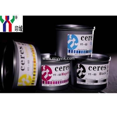 Fast drying speed YT-03 ceres offset printing ink with CMYK color