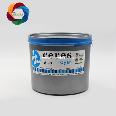 High Gloss Ceres A-1 Offset Printing Ink CMYK