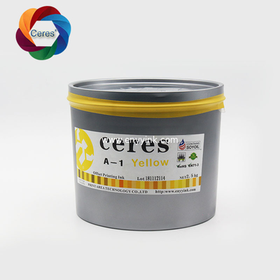 High Gloss Ceres A-1 Offset Printing Ink CMYK