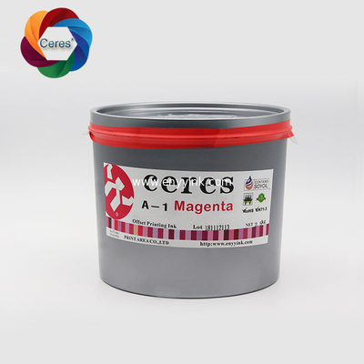 High Gloss Ceres A-1 Offset Printing Ink CMYK