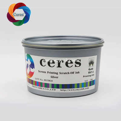 High Quality Screen Printing Scratch Off Ink Bluish Gold For The Paper With Varnish