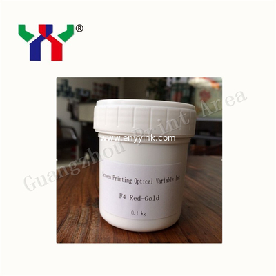 Screen Printing Optical Variable Ink F4: Brown Red to Gold