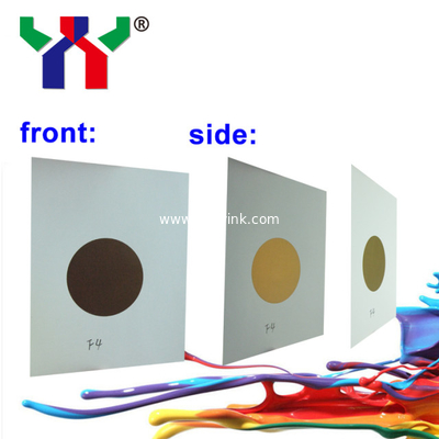 Screen Printing Optical Variable Ink F4: Brown Red to Gold