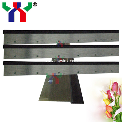 8 holesRO 200 Wash Up Blade, 785mm*65mm*0.50mm, Printing Spare Part