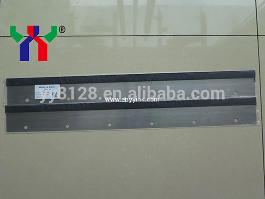 RO 800 13 holes Wash Up Blade, printing spare part, Size: 1410mm*65mm*0.50mm