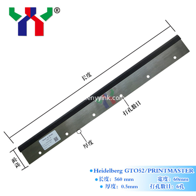 Rubber+Steel Wash Up Blade Supplier In Foshan