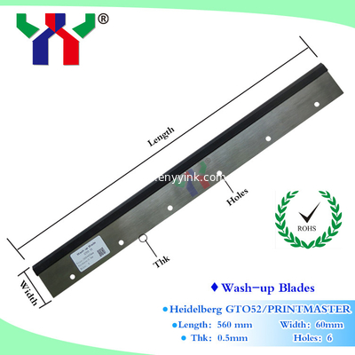 Rubber+Steel Wash Up Blade Supplier In Foshan