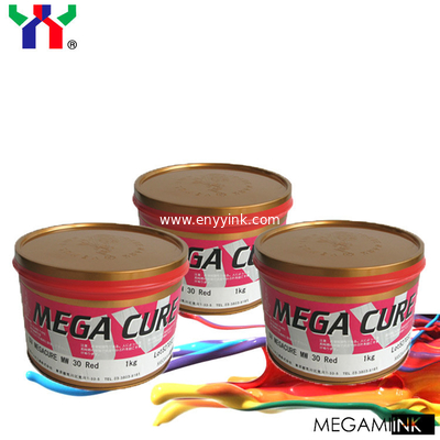 MW30 Red Japan UV Offset Printing Ink,UV Megacure Ink Supplier