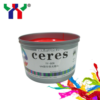 Ceres YT- 805 Red Spot Pantone ECO-Friendly Fluorescent Offset Printing Ink