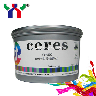 Ceres YT- 805 Red Spot Pantone ECO-Friendly Fluorescent Offset Printing Ink