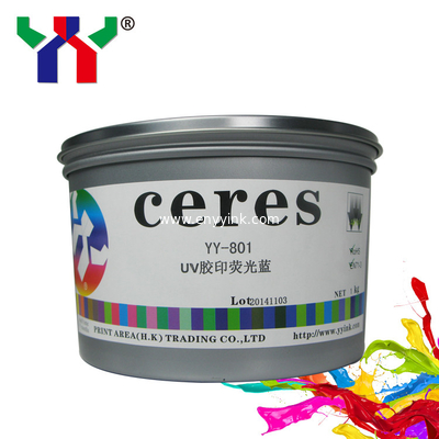 Quick Drying Fluorescent Ink, Offset Fluorescent Ink, Yellow Fluorescent Ink