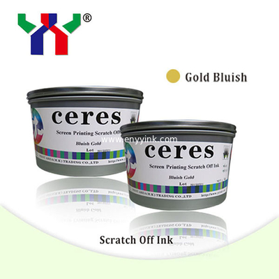High Quality UV Screen Printing Scratch Off Ink with Coated Paper Silver color