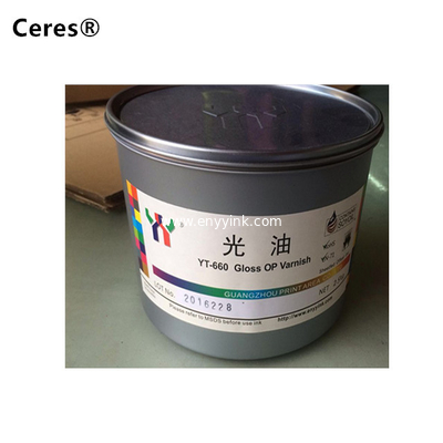 YT-660 offset uv gloss varnish, Solvent Based Ink