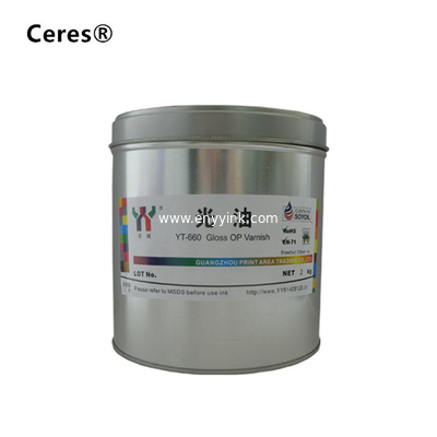 YT-660 offset uv gloss varnish, Solvent Based Ink