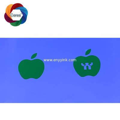 Black to green screen printing UV invisible ink