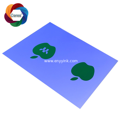 Black to green screen printing UV invisible ink