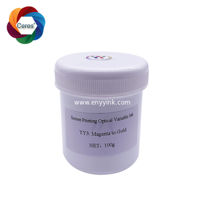 YY3 Purple Red to gold optical variable ink