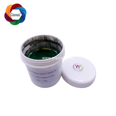 wholesale and retail Ceres YY21 Yellow green to blue Optical Variable ink