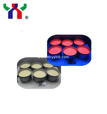UV Invisible Fluorescent Ink Colorless to Red for Screen Printing