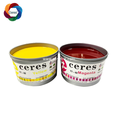 Ceres YT-02 CMYK Ink For Offset Printing