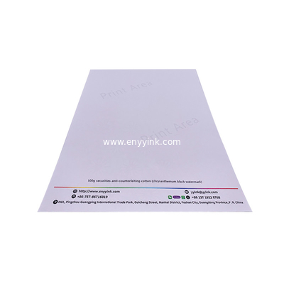 Professional Anti-Fake Security A4 Size Positioning Watermark Paper Manufacturer