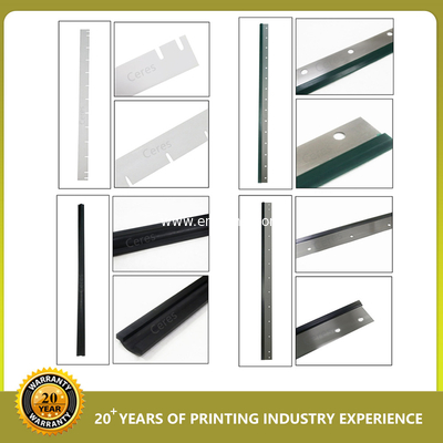 GTO52 Rubber +Metal 560*60*0.5mm, 6 holes Wash Up Blade Supplier