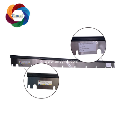 790*60*0.5mm ,11 holes SM72 Offset Parts Wash Up Blade