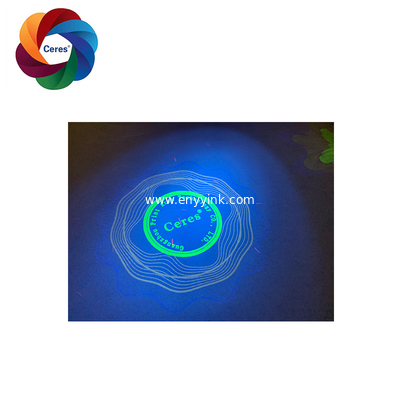 Colorless to Blue UV Invisible Inkjet Printer Ink For Security Document