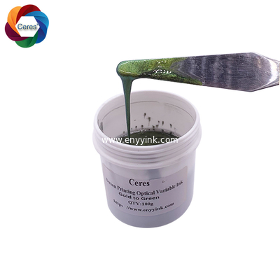 Ceres Golden to Green Optical Variable Ink with Magnetic