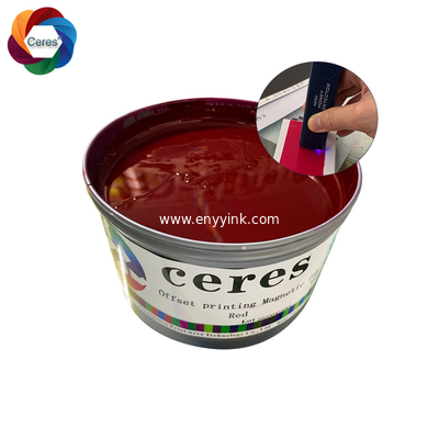 Red Ceres Offset Printing Magnetic Ink