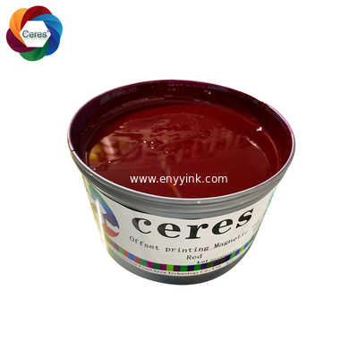 Red Ceres Offset Printing Magnetic Ink