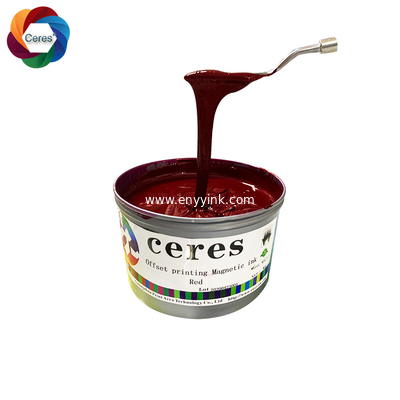 Red Ceres Offset Printing Magnetic Ink
