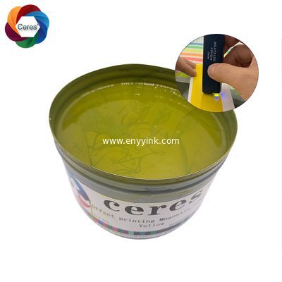 Yellow Anti-Forgery Offset Printing Magnetic Ink For Credit card/IC card