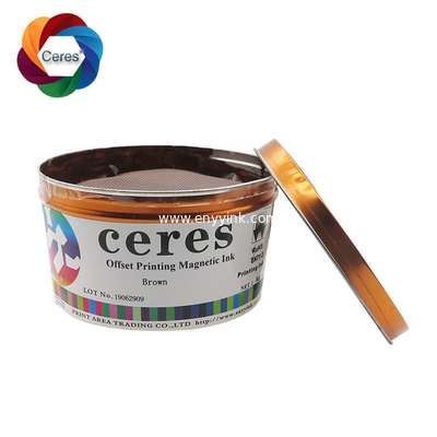 Yellow Anti-Forgery Offset Printing Magnetic Ink For Credit card/IC card